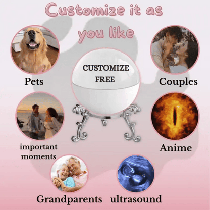 3D Memory Crystal Ball – DIY Video Display Lamp